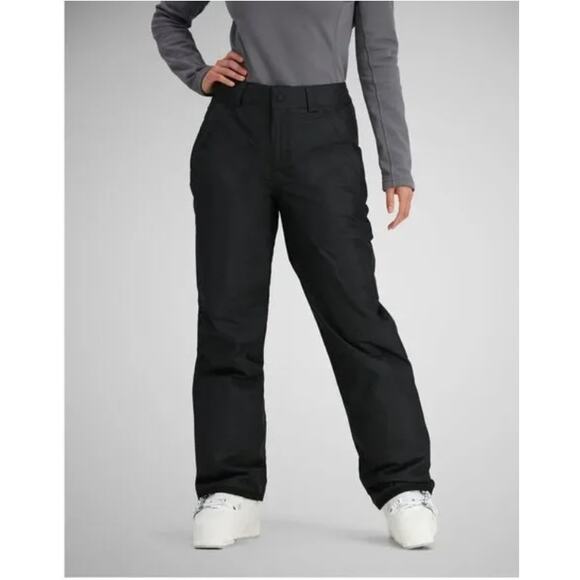 Obermeyer Keystone Ski Snowboard Pants Womens Size 12 Black Insulated Winter - Picture 1 of 12